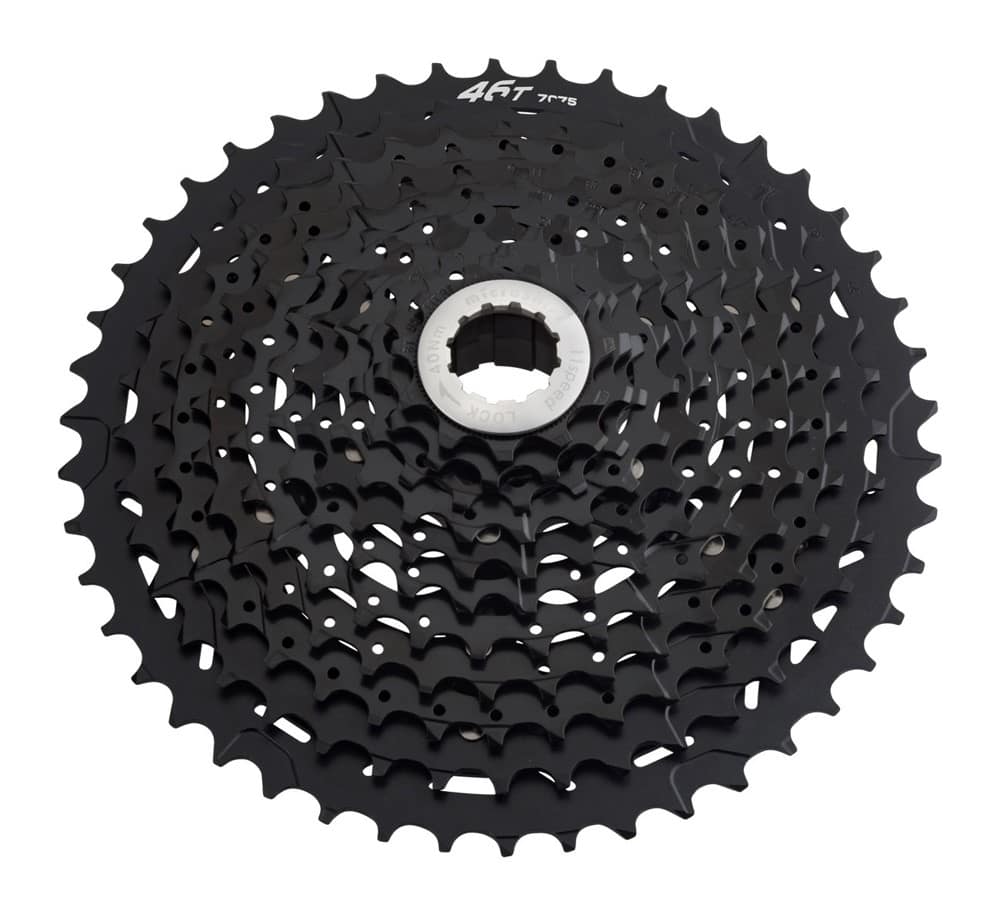 Kaseta MICROSHIFT XCD 11.rzędowa, Stalowa do 36T Aluminiowa 42T, Kompatybilna z Shimano, 11-13-15-17-19-21-24-28-32-36-42(Al.), Czarna, Mocowanie Spider(Al.) (DWZ)