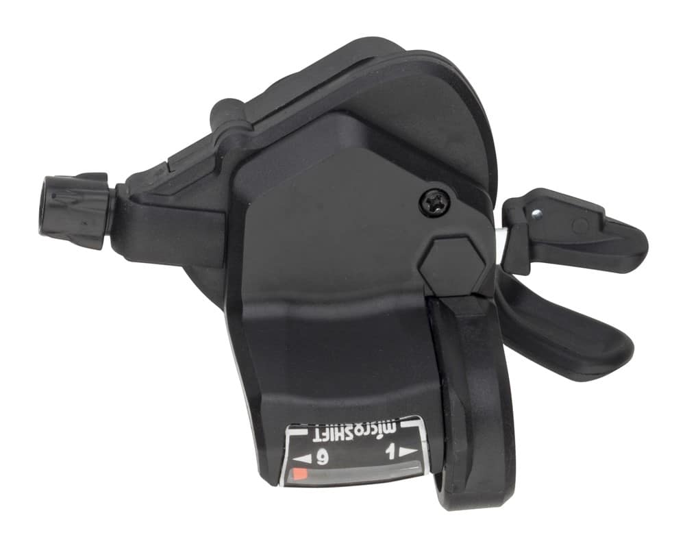 Manetka MICROSHIFT, Prawa, 9.rzędowa, Kompatybilna z Shimano, Thumb Tap, Optyczny Wskaźnik Przełożeń (NEW))
