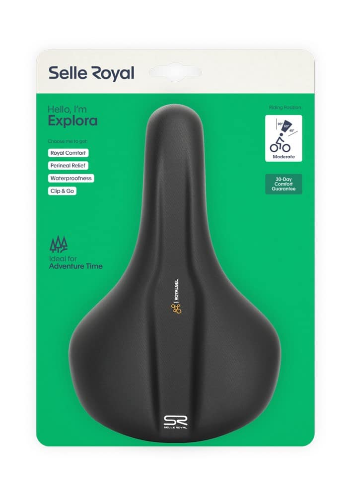 Siodło SELLEROYAL EXPLORA MODERATE 60st. żelowe, unisex, 415g (NEW)