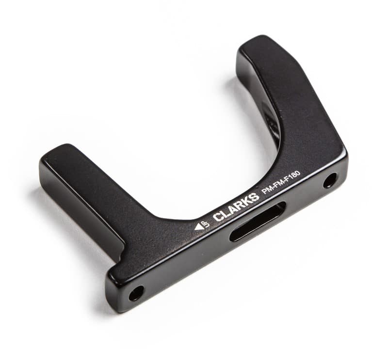 Adapter montażowy hamulca tarczowego CLARKS 180mm, Post Mount to Flat Mount, Przedni (NEW)