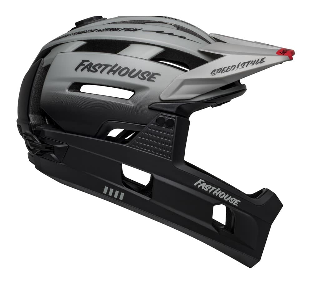 Kask full face BELL SUPER AIR R SPHERICAL matte gray black fasthouse roz. S (52-56) (WYPRZEDAŻ -50%)
