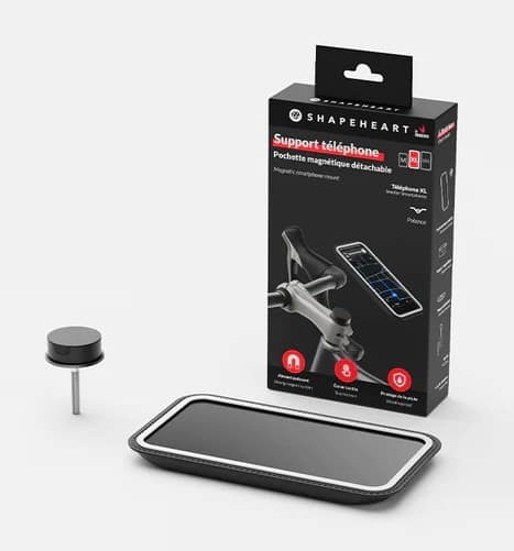 Dviračio telefono laikiklis SHAPEHEART STEM 2XL, tvirtinimas ant vairo kolonėlės dangtelio (NAUJIENA)