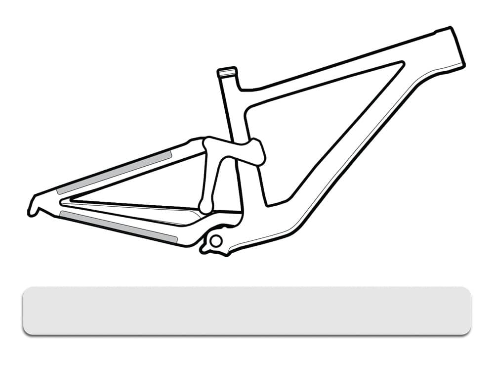 Osłona na ramę LIZARDSKINS CLEAR Protective Frame Wrap - Small przezroczysta połysk (NEW 2025)