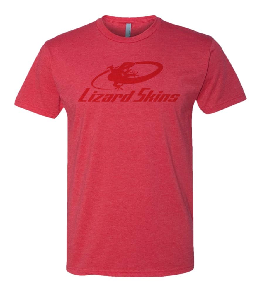 Marškinėliai LIZARD SKINS SUBTLE LOGO raudoni, dydis L