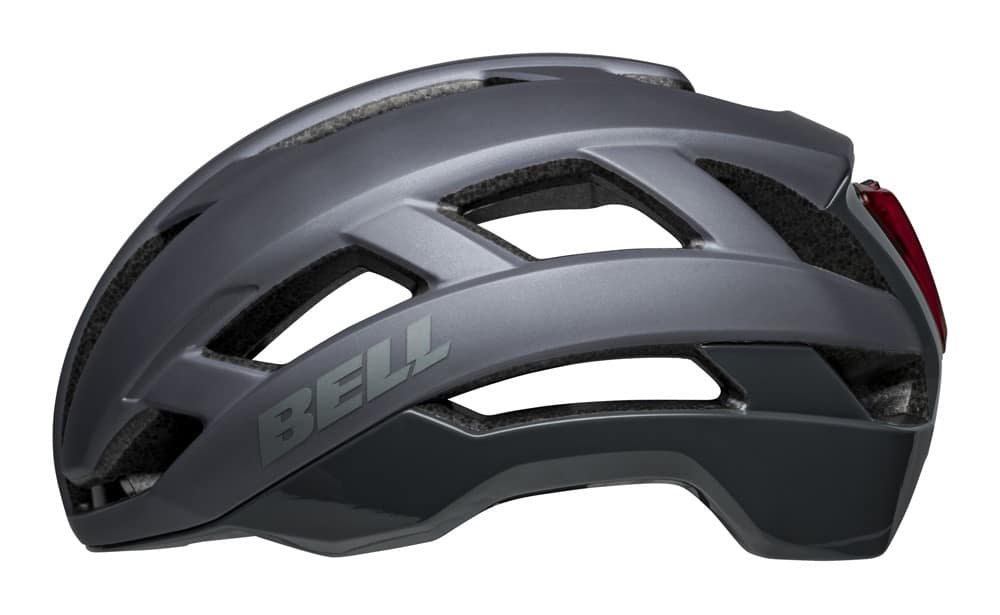 Gravel ir plento šalmas BELL FALCON XR LED MIPS, matinis ir blizgus pilkas, dydis M (55-59 cm)