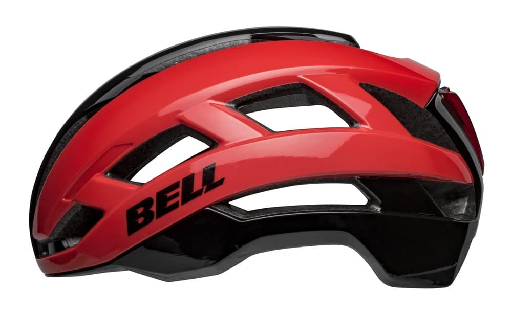 Gravel ir plento šalmas BELL FALCON XR LED MIPS, matinis raudonas ir juodas, dydis M (55-59 cm)