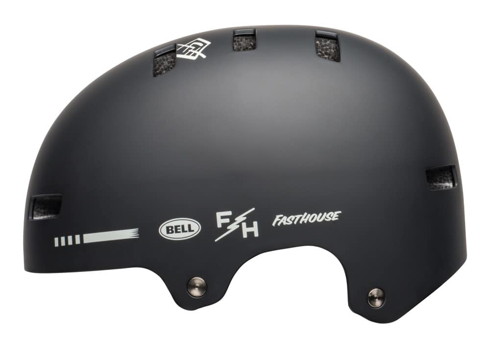 Kask bmx BELL LOCAL matte black white fasthouse roz. M (55–59 cm) (NEW 2025)