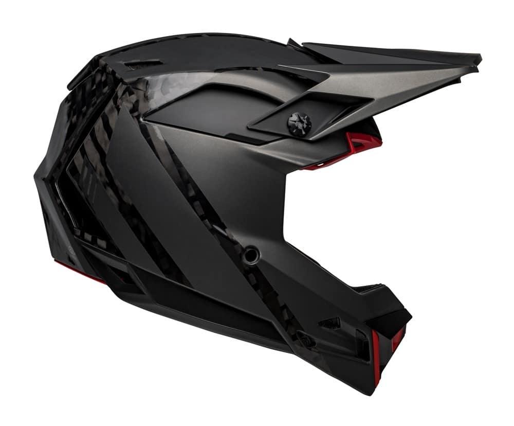 Visą veidą dengiantis šalmas BELL FULL-10 CARBON SPHERICAL matinis blizgus juodas, dyd. L (57–59 cm)