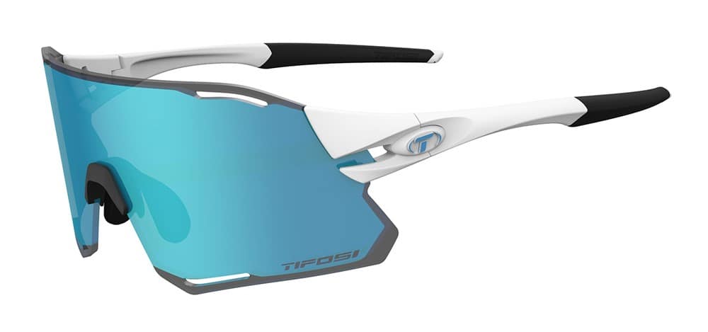 Okulary TIFOSI RAIL RACE CLARION matte white (2 szkła Clarion Blue 13%, Clear 90% transmisji światła) (NEW)