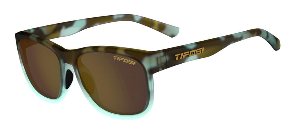 Okulary TIFOSI SWANK XL blue tortoise (1 szkło Brown 16% transmisji światła) (NEW).