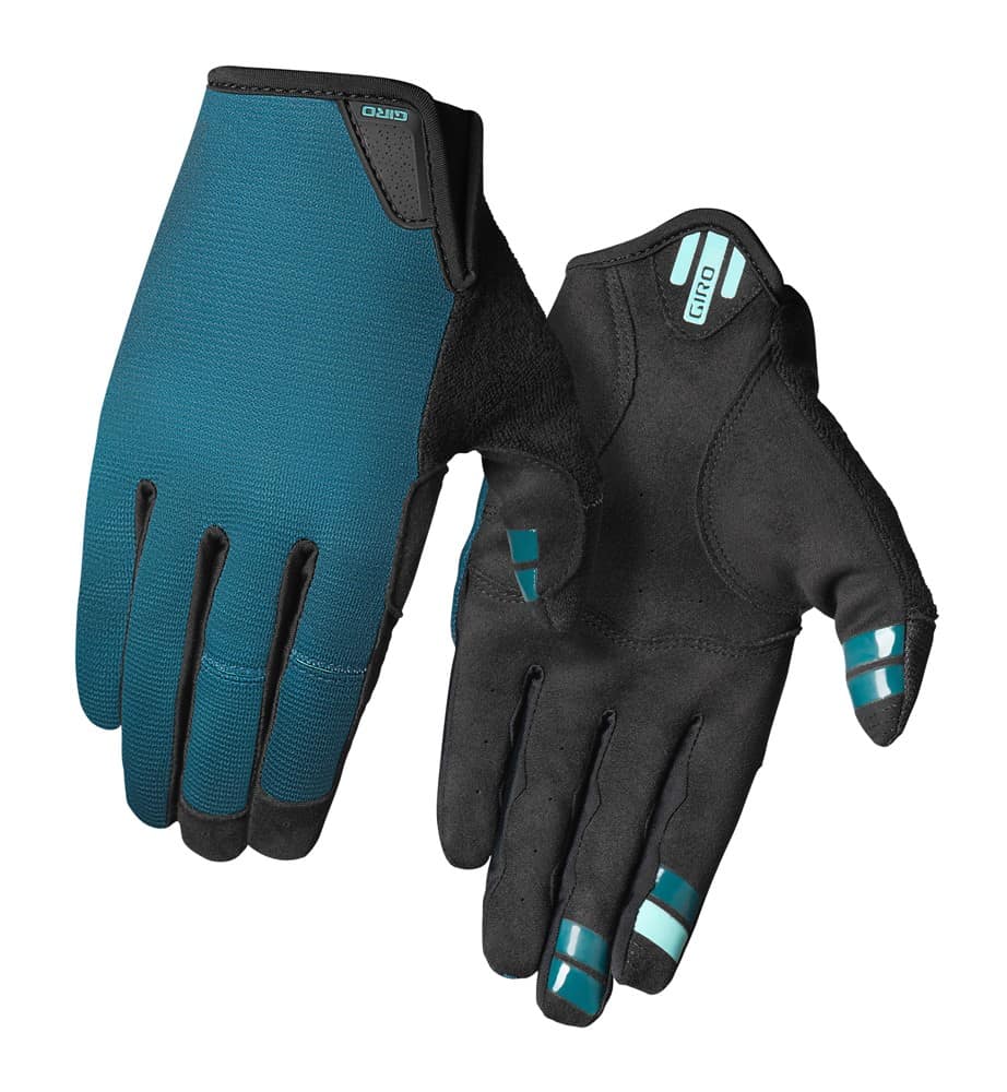 Rękawiczki damskie GIRO LA DND długi palec harbor blue/screaming tea roz. XL (obwód dłoni 205-210 mm / dł. dłoni 196-205 mm) (WYPRZEDAŻ -50%)