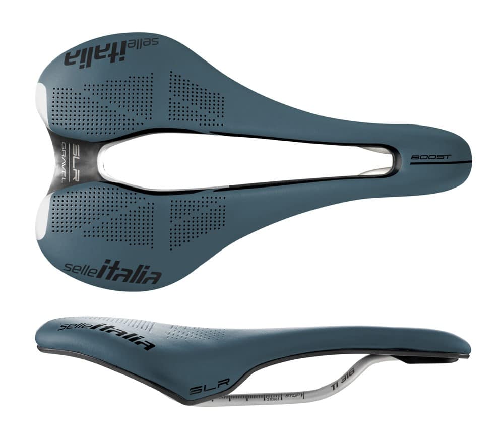 SELLE ITALIA SLR BOOST GRAVEL TI316 SUPERFLOW L balnelis (ID Match L3), mėlynas, 209 g