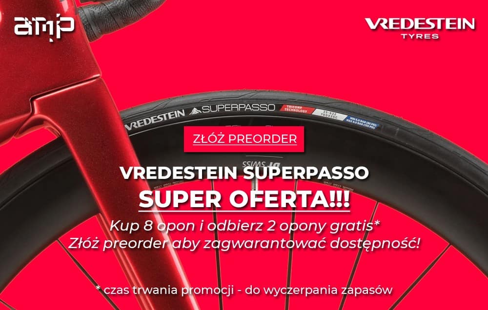 Zestaw 10 opon VREDESTEIN Superpasso, (8+2 GRATIS) (DWZ)