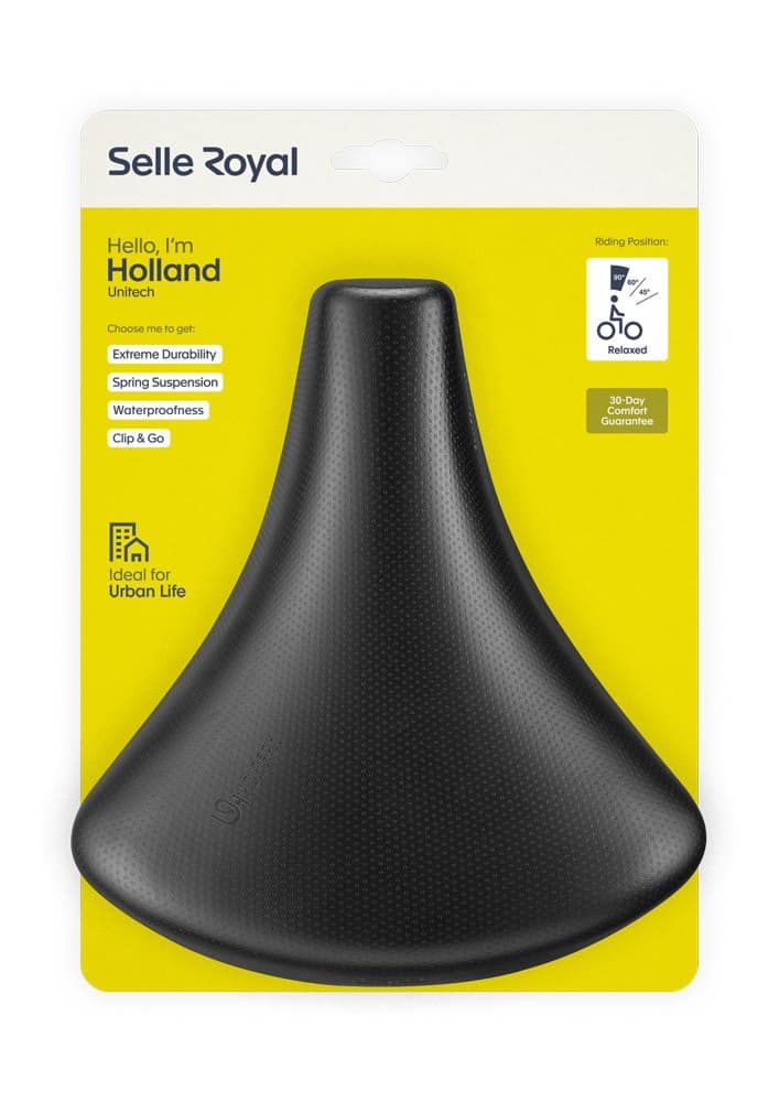 Siodło SELLEROYAL HOLLAND UNITECH RELAXED 90st. sprężyny unisex piankowe (NEW)