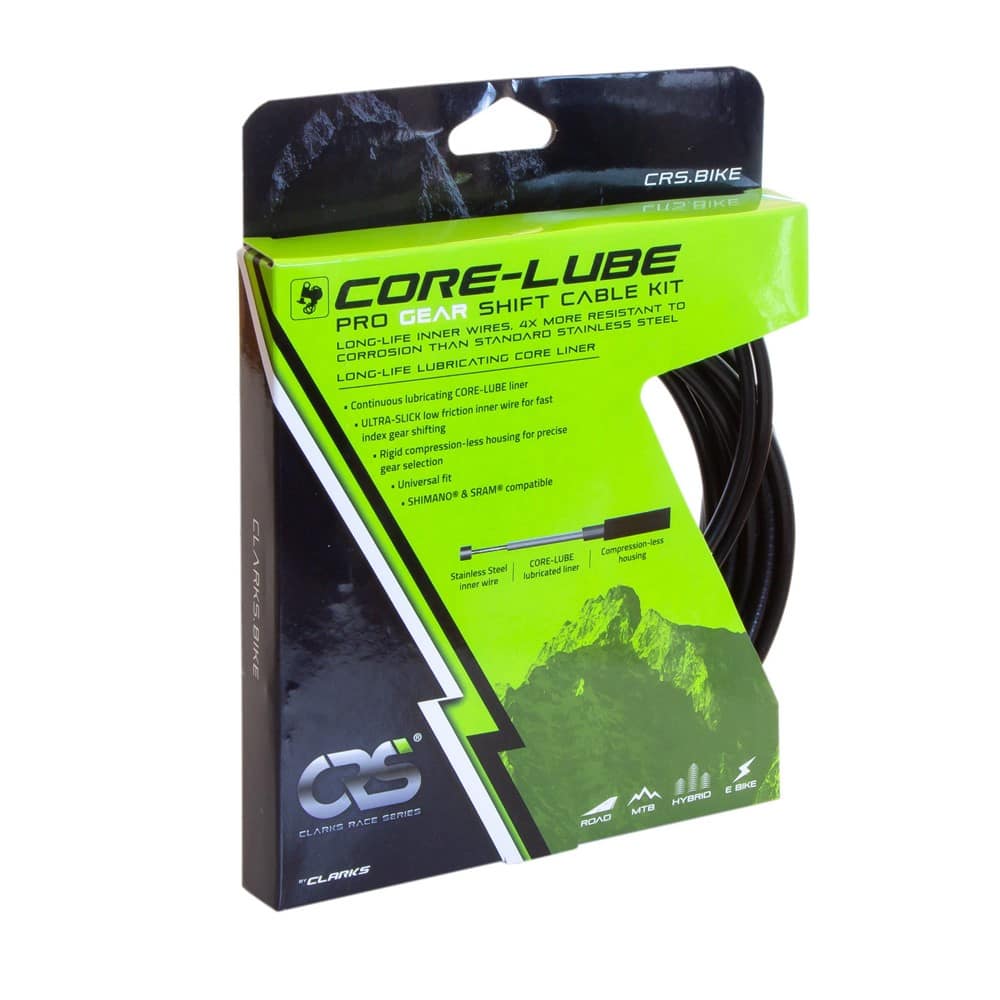 CLARKS PRO RACE Core-Lube Universal Pro pavarų troselio ir šarvo komplektas