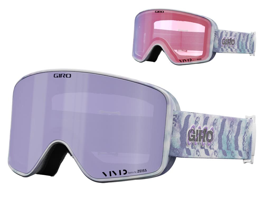 Gogle zimowe GIRO METHOD PURPLE FLASH BACK (Cylindryczne) (Szyba lustrzana kolorowa VIVID-Carl Zeiss VIVID HAZE 8-18% VLT S3 + Szyba lustrzana kolorowa VIVID-Carl Zeiss INFRARED 58% S1) (NEW 2023/2024)