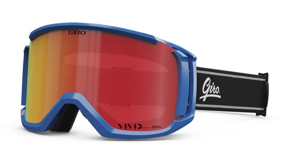 Gogle zimowe GIRO REVOLT LAKE PLACID BLUE (OTG) (Cylindryczne) (Szyba lustrzana kolorowa VIVID-Carl Zeiss EMBER 19-42% S2) (NEW 2023/2024)
