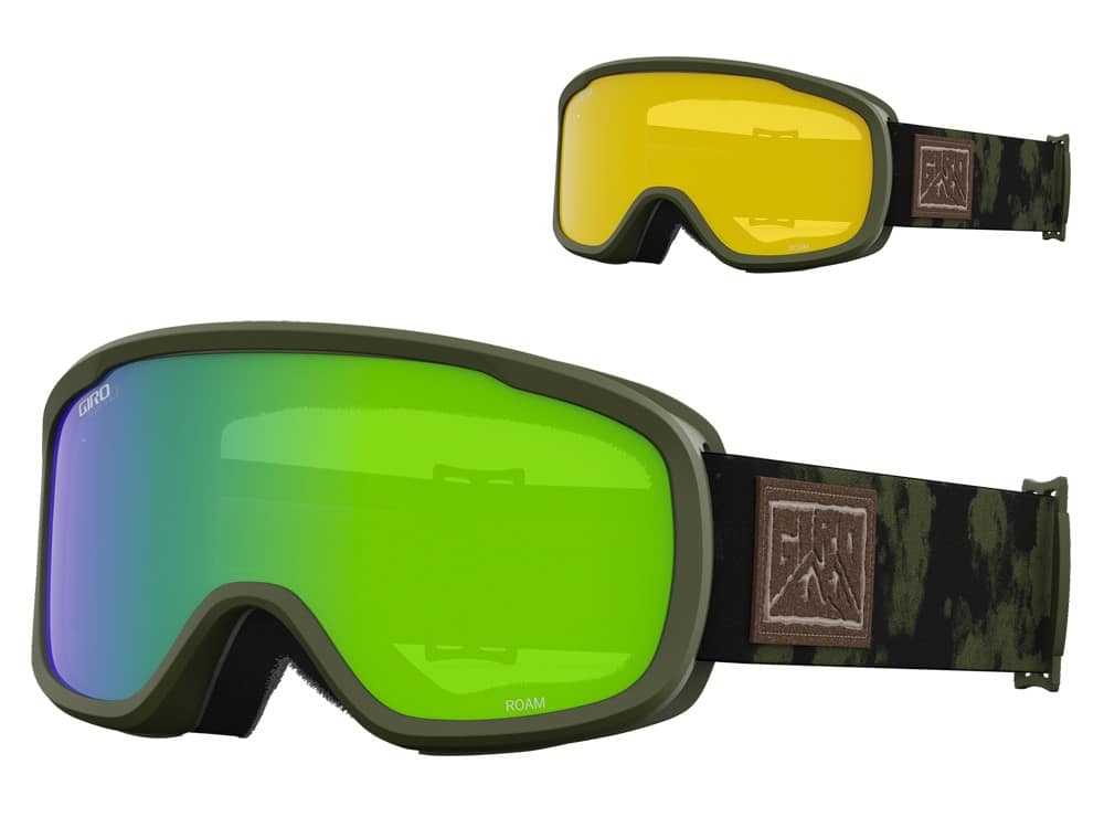 Gogle zimowe GIRO ROAM TRAIL GREEN CLODDUST (OTG) (Cylindryczne) (szyba LODEN GREEN 26% S2 + YELLOW 77% S1) (NEW 2023/2024)
