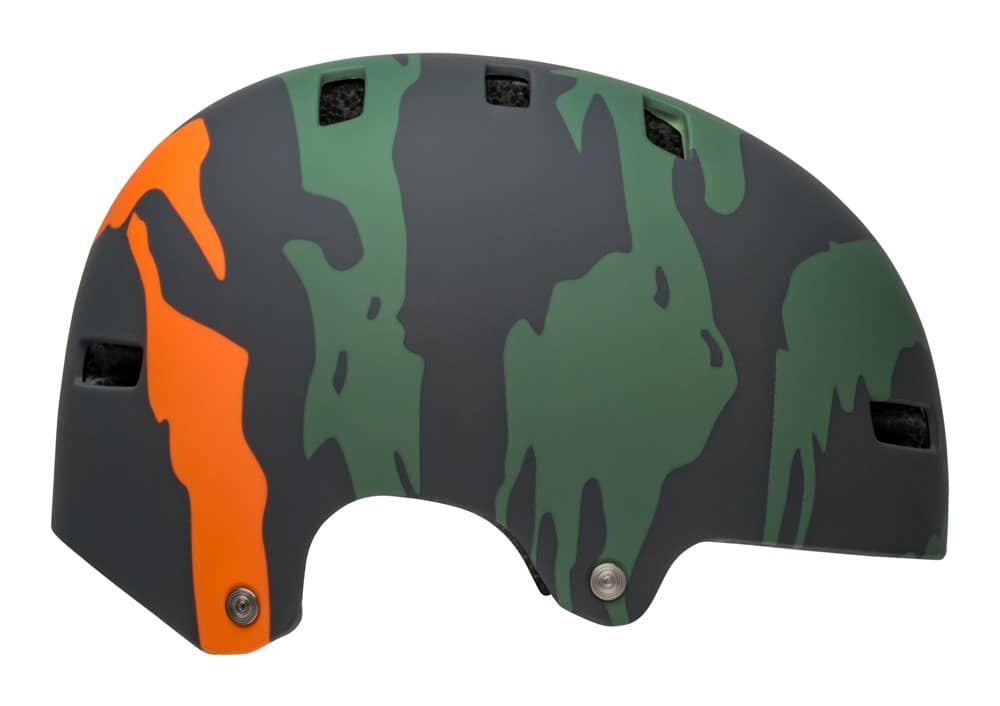 Jaunimo šalmas BELL SPAN matinis žalias ir oranžinis „Ravine“, dydis S (51–55 cm)