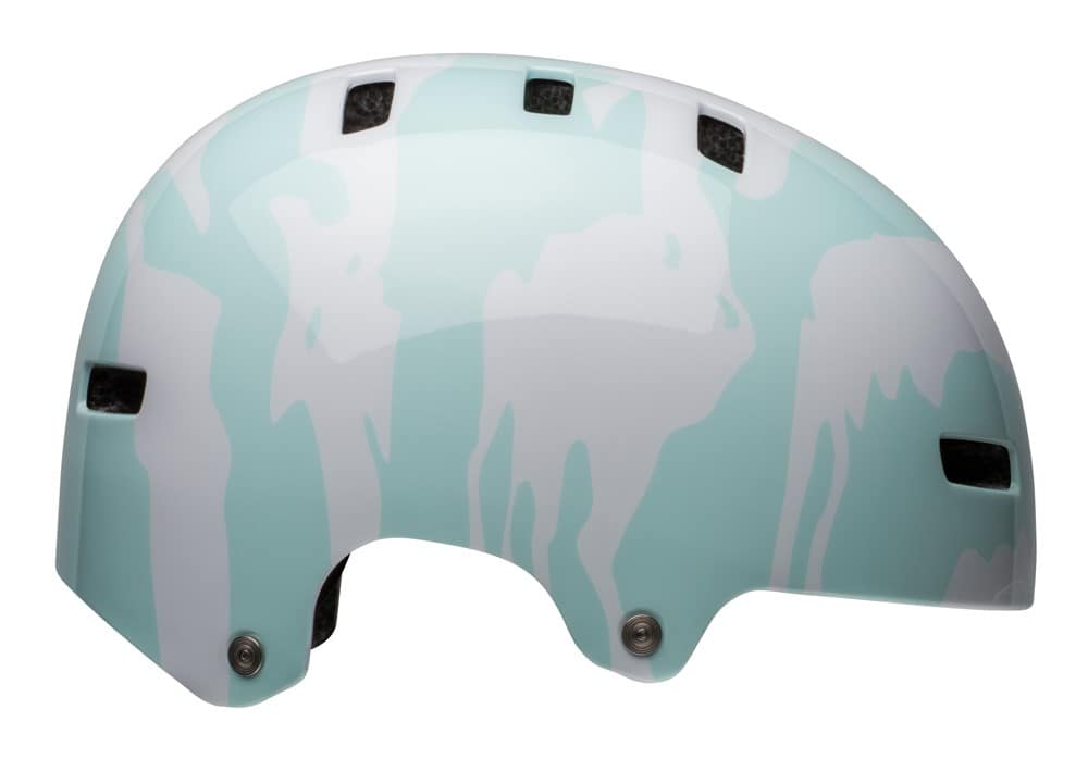 Jaunimo šalmas BELL SPAN blizgus baltas ir mėlynas „Ravine“, dydis S (51–55 cm)