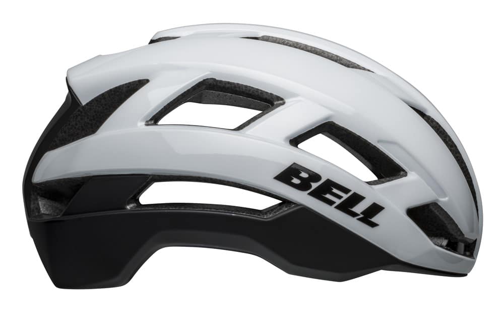 Gravel ir plento šalmas BELL FALCON XR MIPS, matinis ir blizgus baltas bei juodas, dydis M (55-59 cm)