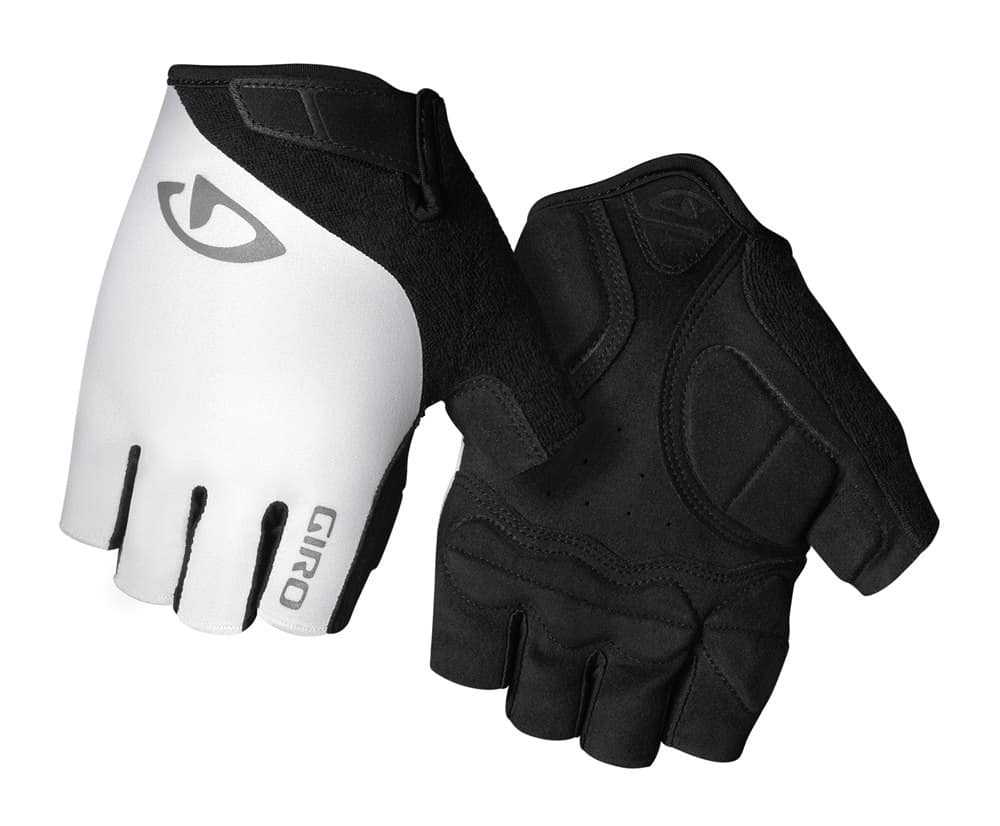 Rękawiczki męskie GIRO JAG krótki palec white roz. XL (obwód dłoni 248-267 mm / dł. dłoni 200-210 mm) (NEW 2026)