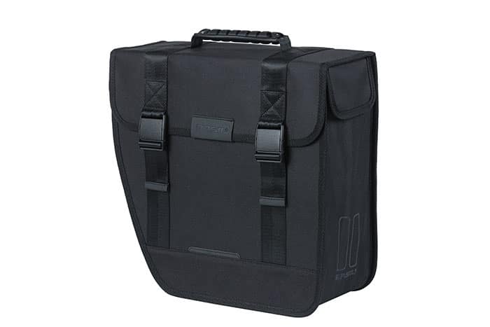 Sakwa pojedyncza BASIL TOUR SINGLE PANNIER BAG LEFT 14L,  Hook On System, wodoodporna left black (WYPRZEDAŻ -50%)