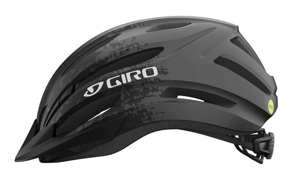 Vaikiškas ir jaunimo šalmas GIRO REGISTER II MIPS matinis juodas ir baltas, dydis universalus (50-57 cm)