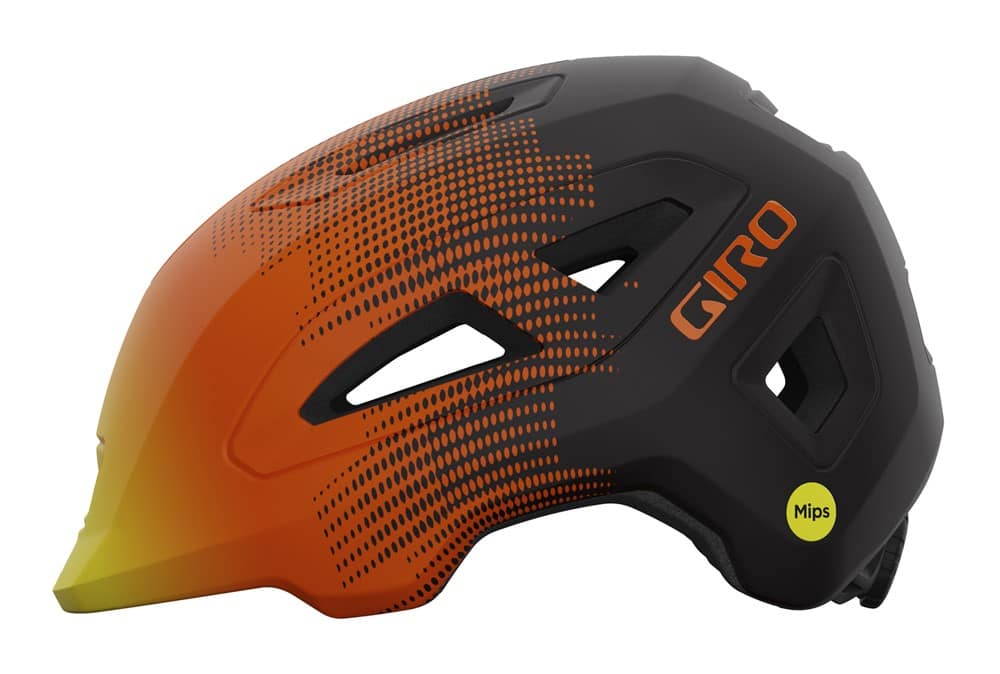 Vaikiškas šalmas GIRO SCAMP II MIPS matinis oranžinis „Towers“, dydis XS (45-49 cm)