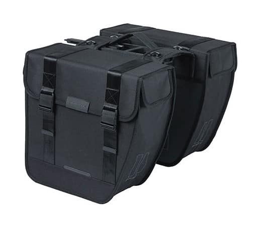 Sakwa podwójna BASIL TOUR DOUBLE PANNIER BAG MIK 28L, MIK System (ready to go) wodoodporna black (WYPRZEDAŻ -50%)