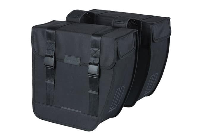 Sakwa podwójna BASIL TOUR DOUBLE PANNIER BAG XL 35L, Universal Bridge System, wodoodporna black (WYPRZEDAŻ -50%)