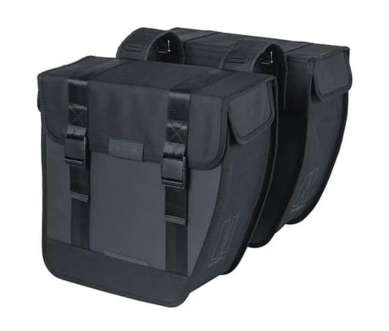 Sakwa podwójna BASIL TOUR XL WATERPROOF DOUBLE PANNIER BAG 35L, Universal Bridge System, wodoodporna black (NEW)