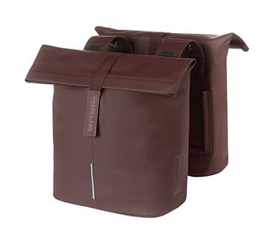 Sakwa podwójna BASIL CITY DOUBLE PANNIER BAG 28-32L, Universal Bridge System, roasted brown (NEW)