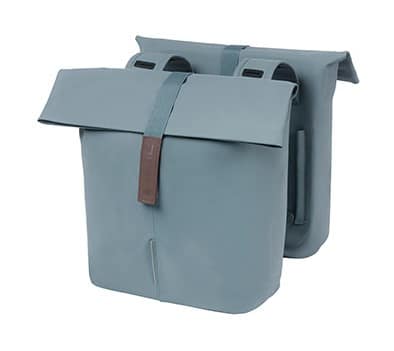Sakwa podwójna BASIL CITY DOUBLE PANNIER BAG 28-32L, Universal Bridge System, graphite blue (NEW)