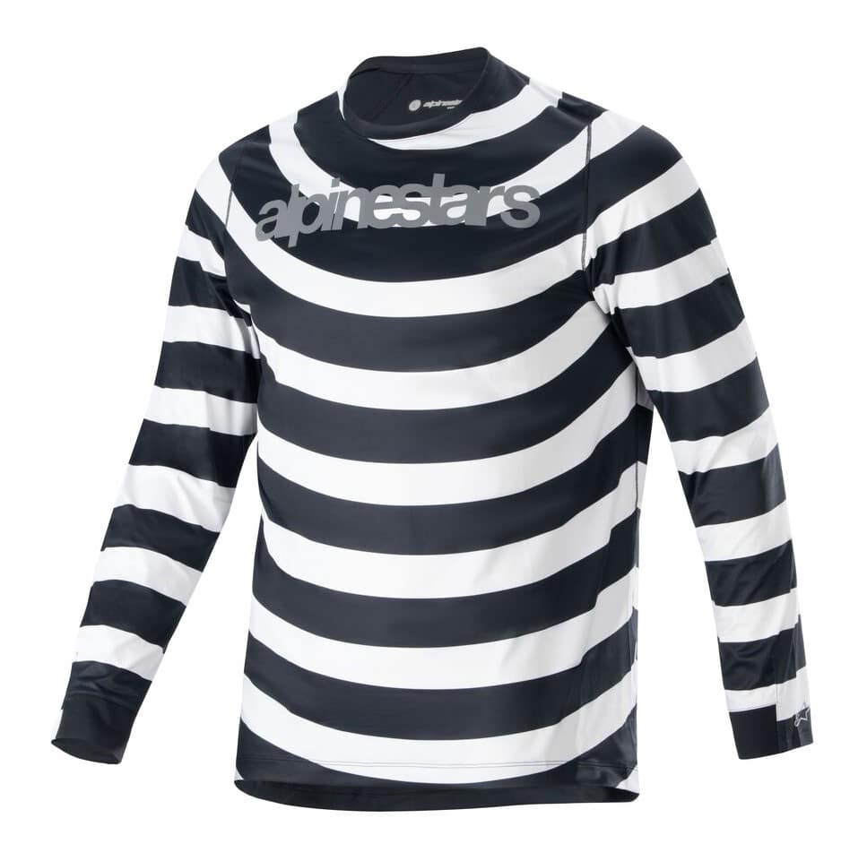 Koszulka długi rękaw ALPINESTARS A-ARIA OSCAR LS JERSEY, Black - roz. S (NEW) (LIMITED EDITION)