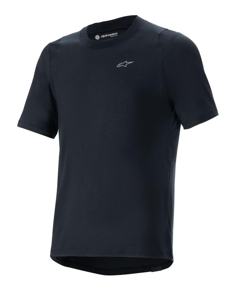 Koszulka krótki rękaw ALPINESTARS A-DURA DRI WOOL SS JERSEY, Black - roz. M (NEW)