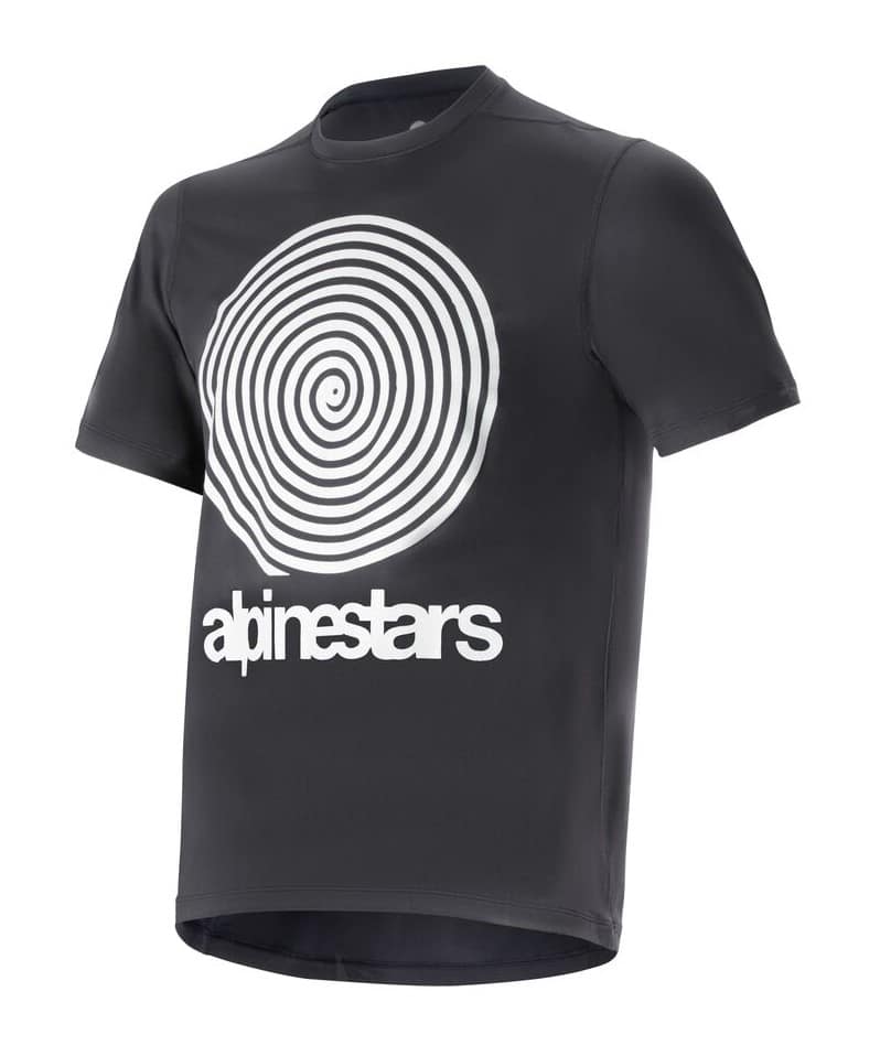 Koszulka krótki rękaw ALPINESTARS A-DURA OSCAR SS JERSEY, Black - roz. L (NEW) (LIMITED EDITION)