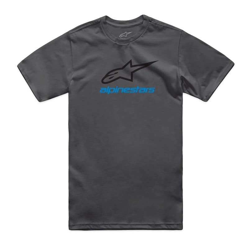 T-shirt ALPINESTARS ALWAYS 2.0 CSF TEE, Charcoal/White/Blue - roz. M (NEW)