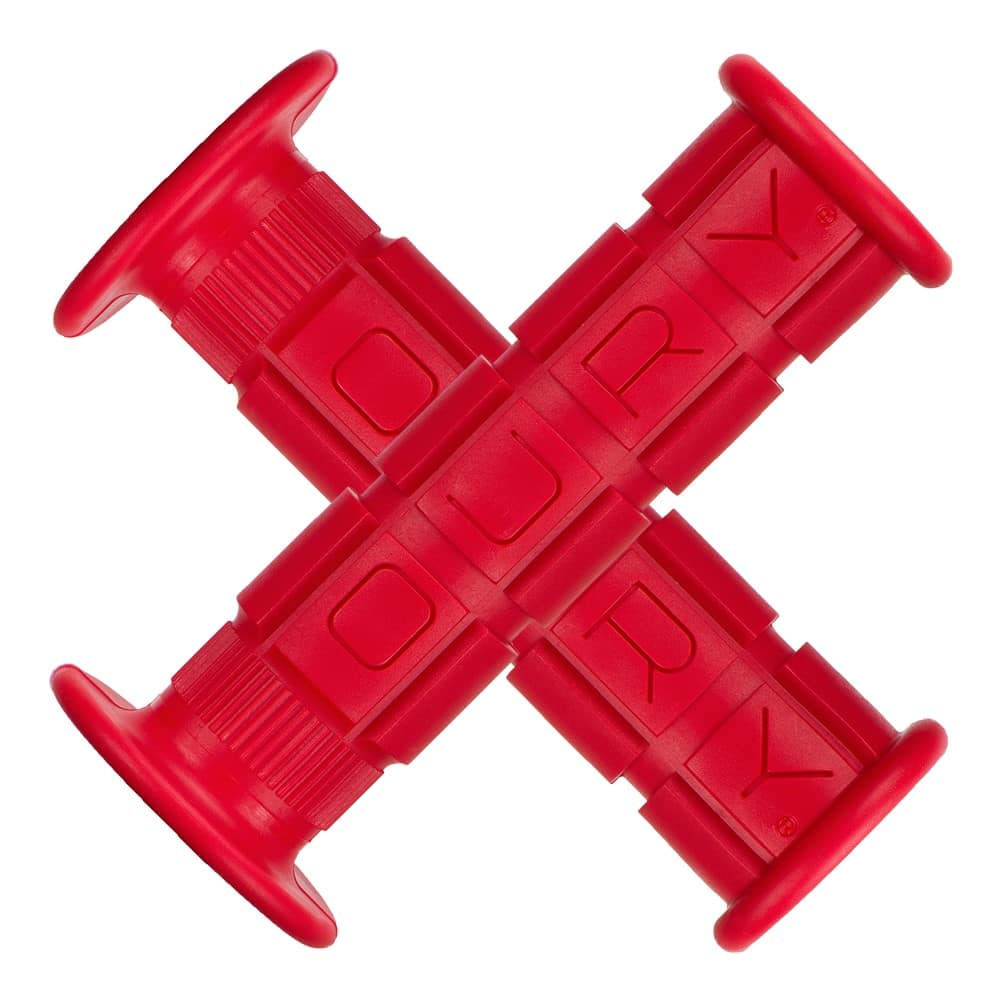 Chwyty kierownicy LIZARDSKINS Single Compound OURY w/ Flange - Red (NEW)