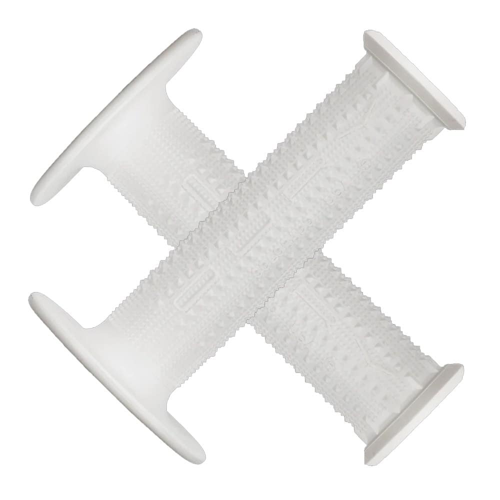 Chwyty kierownicy LIZARDSKINS Single Compound PYRAMID MX - White (NEW 2024)