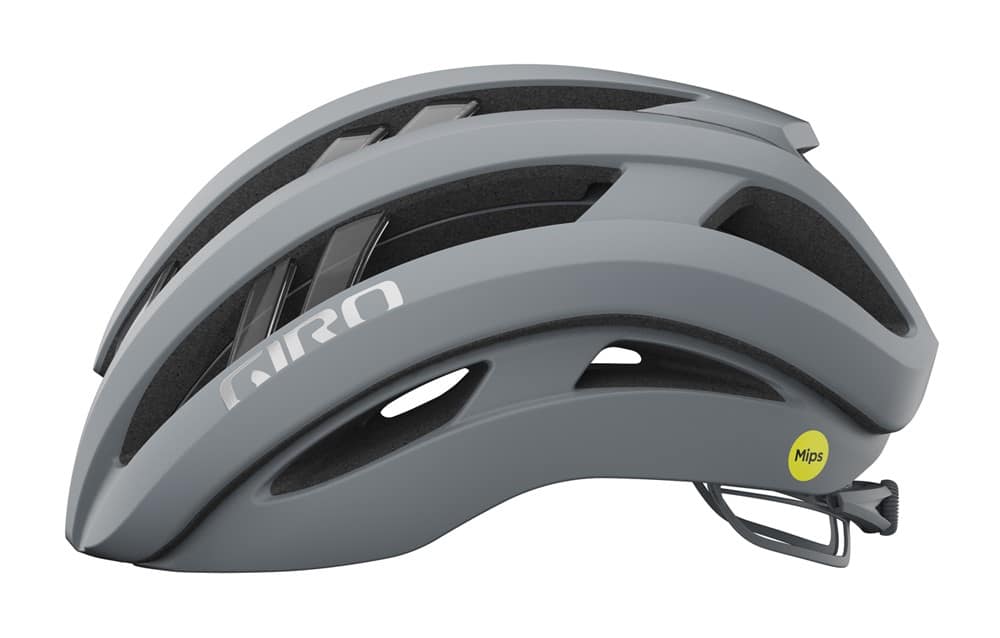 Plento šalmas GIRO ARIES SPHERICAL, matinis „Sharkskin“ pilkas, dydis L (59-63 cm)