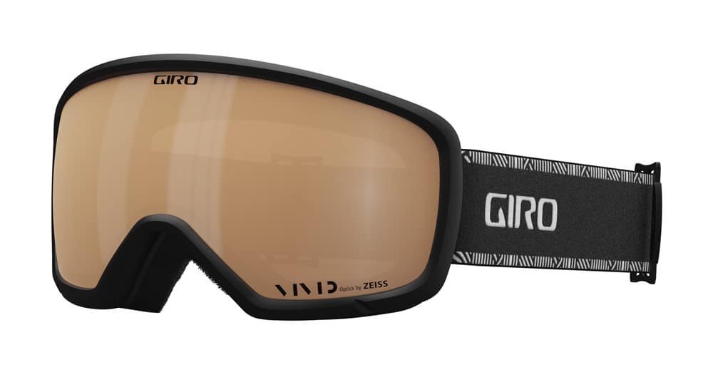 Gogle zimowe GIRO MILLIE BLACK & WHITE CHUTE (Sferyczne) (szyba VIVID COPPER 19-42% S2) (NEW 2024/2025).