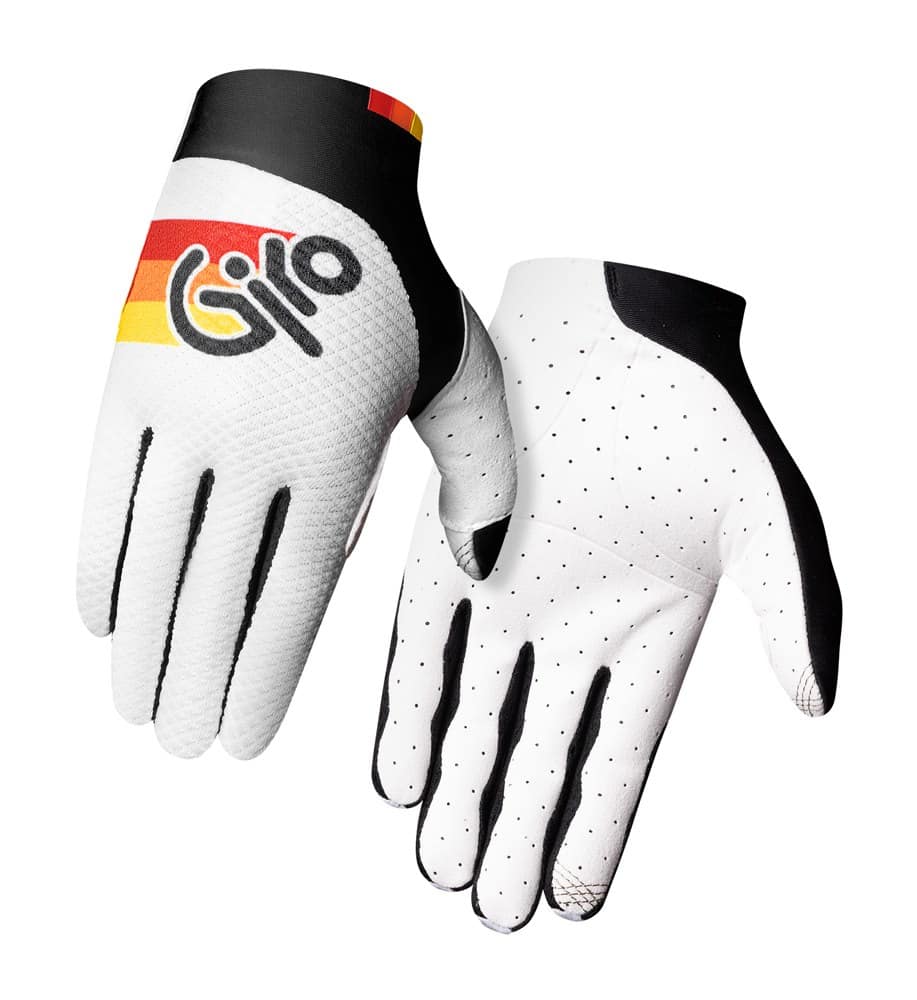 Vyriškos pilnų pirštų pirštinės GIRO TRIXTER ‘85 white, dydis L (delno apimtis 229-248 mm / delno ilgis 189-199 mm)