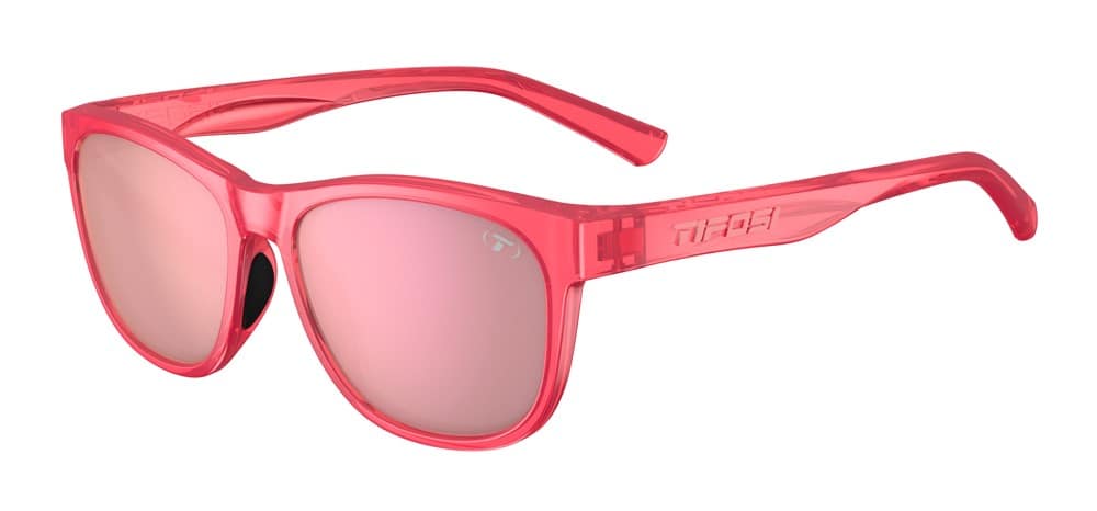 Okulary TIFOSI SWANK radiant rose (1 szkło Pink Mirror AR 13% transmisji światła) (NEW).