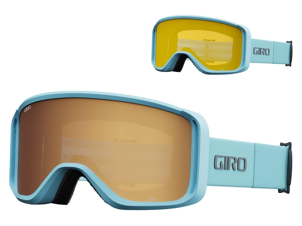 Gogle zimowe GIRO SAGEN LIGHT MINERAL THIRDS (OTG) (Cylindryczne) (szyba AMBER GOLD 19-42% S2 + szyba YELLOW 00% S2) (NEW 2024/2025)