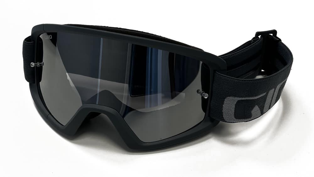 Gogle GIRO TAZZ MTB dark shark / sharkskin (Szyba kolorowa SMOKE S2 + Szyba przeźroczysta 99% S0) mocowanie pod zrywki (NEW)