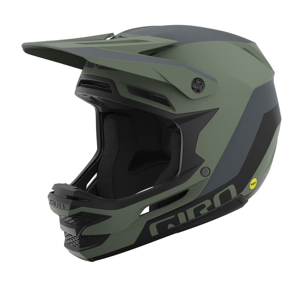 Kask full face GIRO INSURGENT SPHERICAL matte hedge green dark shark roz. XL/XXL (NEW 2025)