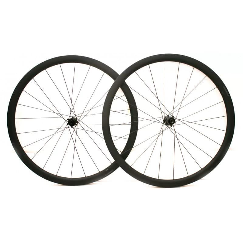 Koła szosowe ALEXRIMS ALXCF35D, H. tarczowy centerlock, Sztywna oś 12X100/12X142, Stożek 35mm, 700C 622-19, TRS, Karbon, Waga 1650g