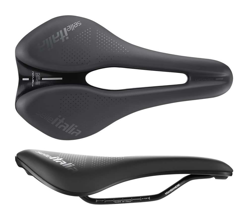 SELLE ITALIA NOVUS BOOST EVO GRAVEL TM SUPERFLOW L balnelis (ID Match L3), juodas, 242 g