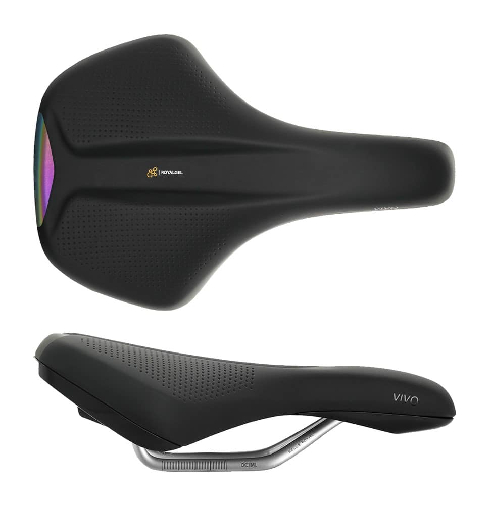 Siodło SELLEROYAL VIVO MODERATE 60st. żelowe, odblask, unisex, 480g (NEW)
